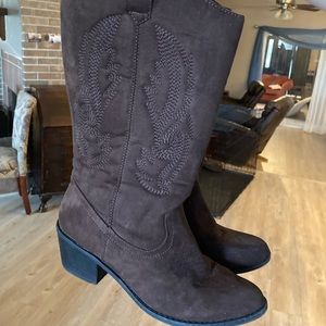 Brown Cowboy Boots - worn just once to Nashville